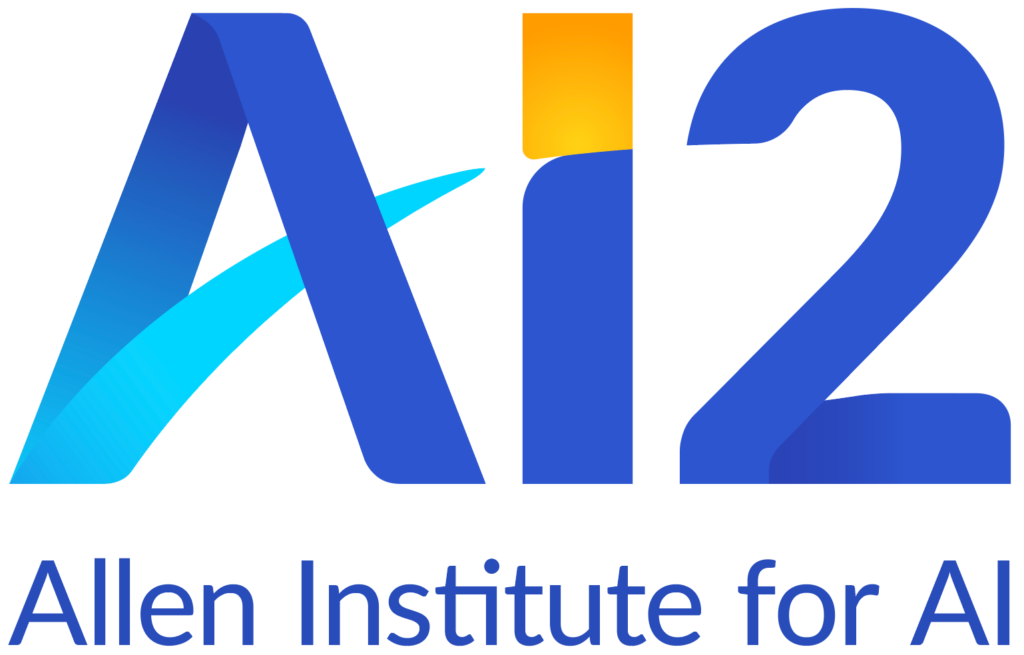 AI2 logo in blue with a yellow accent.